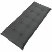 Lesli Living Lesliliving Outdoor Tuinbankkussen - 120 x 47 x 6 cm - Antraciet