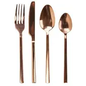 COSY&TRENDY Cosy & Trendy Retrobestek Set - 24-delig - Koper