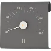 Rento aluminium thermometer vierkant - Grijs