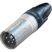 Neutrik XLR connector | M | | 4-pin (Metaal, Trekontlasting)