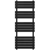 Guido Gusto Designradiator Ella 150x60cm mat zwart 878W zij aansluiting