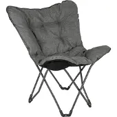 Bo Camp - Urban Outdoor - Vlinderstoel - Redbridge - M - Oxford polyester - Grijs
