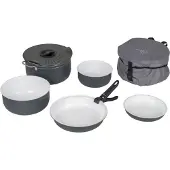 Bo Camp - Pannenset - Camping - 7-Delig - Keramische coating - Aluminium