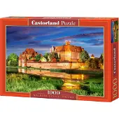 Castorland Malbork Castle Poland – Puzzel – 1.000 stukjes – Satijnen afwerking – Perfecte pasvorm – Europese kwaliteit