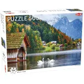 Tactic Puzzel Landscape: Swans on a Lake - 500 stukjes