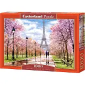 Castorland Romantic Walk in Paris Puzzel (1000 stukjes)