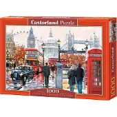 Castorland London Collage – Puzzel – 1.000 stukjes – Satijnen afwerking – Perfecte pasvorm – Europese kwaliteit
