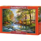 Castorland Along the River – Puzzel – 3.000 stukjes – Satijnen afwerking – Perfecte pasvorm – Europese kwaliteit