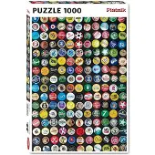 Piatnik Crown Caps - Legpuzzel 1000 stukjes - Stimuleert logisch denken - Multicolor