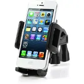 Peachy Telefoonhouder fietsstuur universeel verstelbare fietshouder - Zwart