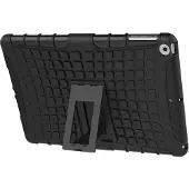 Peachy Zwarte survivor iPad 2017 2018 case hoes standaard