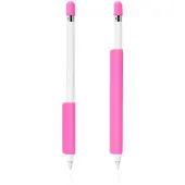 Peachy Siliconen Houder Hoes Huls Extra Bescherming Anti-Slip Apple Pencil Roze