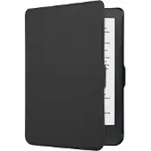 Peachy Kunstlederen Case met Cover Kobo Clara HD - Zwart