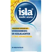 Isla Medic acute citrus honing keel 20 pastilles