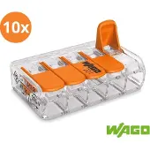 Wago lasklem 5-voudig 221-415 (10 stuks)