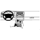 Brodit ProClip houder geschikt voor Mitsubishi L200 1997-2005 Console mount