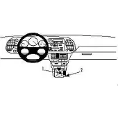 Brodit ProClip houder geschikt voor Saab 900 1994-1998 / 9-3 1998-2002 Console mount
