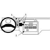 Brodit ProClip houder geschikt voor Iveco Eurocargo 1991-2004 Center mount