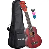 Cascha Hh 2263 Soprano Mahogany Red