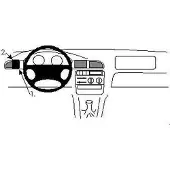 Brodit ProClip houder geschikt voor Peugeot 406 1996-2003 Left mount