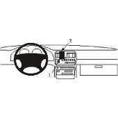 Brodit Houder - ProClip - Subaru Legacy / Outback 1995-1998 Center mount