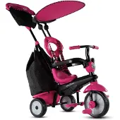 Smartrike Vanilla 4-in-1 driewieler - roze/zwart