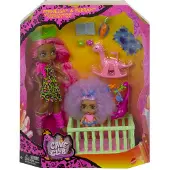 Cave Club Wild About Sitting Playset With 2 S And Accesories Baby Doll Veelkleurig Kinderen