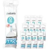 Brabantia PerfectFit Vuilniszakken - 30 l - Code O - 12 rollen x 20 stuks