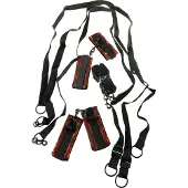 Scandal - Bed Bondage Set Zwart