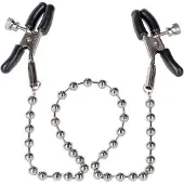 Calexotics - Silver Beaded Nipple Clamps - Bondage / SM Nipple clamps Metaal
