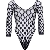 Leg avenue - Grove visnet bodt met lange off shoulder mauwen
