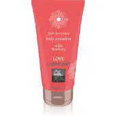 Shiatsu - Love Eetbaar Glijmiddel - Aardbei