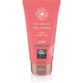 Shiatsu Love Eetbaar Glijmiddel - Acerola Kers - Transparant