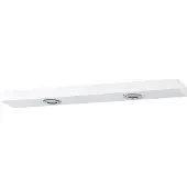 Differnz koof 70x2x20cm met spiegel MDF Wit