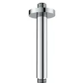 Regn Plafondarm Inkortbaar 7,5-16cm Chroom - Messing - Kranen, Douchekranen, Hoofddouche Houders - 8720297691928 - Kranen, Douchekranen, Hoofddouche houders