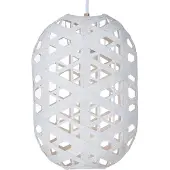 Forestier Hanglampe , Capsule S, dimbare, Wit, Woonkamer, Bamboe, Designer