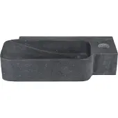 Differnz Reba fontein 36x19x8cm natuursteen bombai black