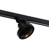QAZQA Railspot zwart voor 3-fase rail GU10 111mm - 3-Phase Master Honey