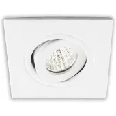 Groenovatie Inbouwspot LED 3W, Wit, Vierkant, Kantelbaar, Dimbaar