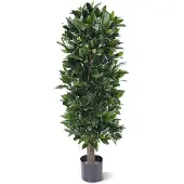 Maxifleur Kunstplanten Laurier kolom kunstplant 125cm - UV bestendig