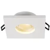 Groenovatie Inbouwspot Vierkant, Waterdicht Ip44, Gu10 Fitting, Mat Wit