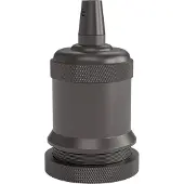 Calex Lamphouder | (Aluminium, Mat parel zwart)