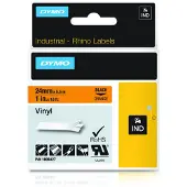 Dymo 1805427 Tape Zwart op oranje (24 mm)