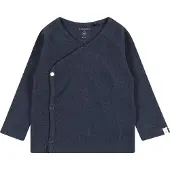 Noppies baby longsleeve Nanyuki met borduursels donkerblauw Jongens/Meisjes Katoen V-hals - maat 74