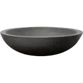 Differnz Puur waskom - Ø 45 x 12.5 cm - zwart