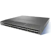 Cisco MDS 9148S - Switch - beheerd - 48 x 16Gb Fibre Channel SFP+ - Luchtstroom van achter naar voor - geschikt voor montage in een rack