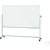 MAUL Verrijdb Whiteb MAULstandaard,kantelbaar, 120 x 220, emaille