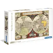 Clementoni legpuzzel Antieke nautische kaart 6000 stukjes