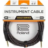 Roland Gold Series Straight Instrument Cable 15ft/4.5m