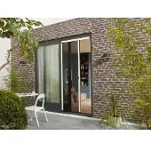 Cando Hordeur Premium R - Plissé Hordeur - Wit Profiel - Zwart Gaas - 96x248cm